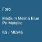 Preview: Ford, Medium Melina Blue Pri Metallic, K9 / M6946.